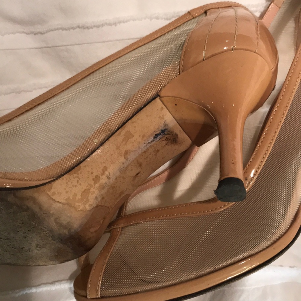 Stuart Weizmann peep toe pumps - Picture 3 of 4
